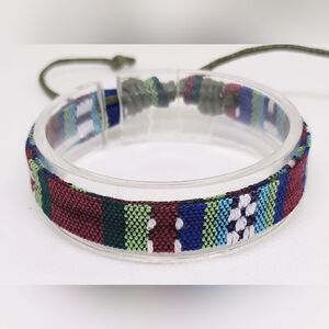 Men's‎ bracelet striped punk new e77